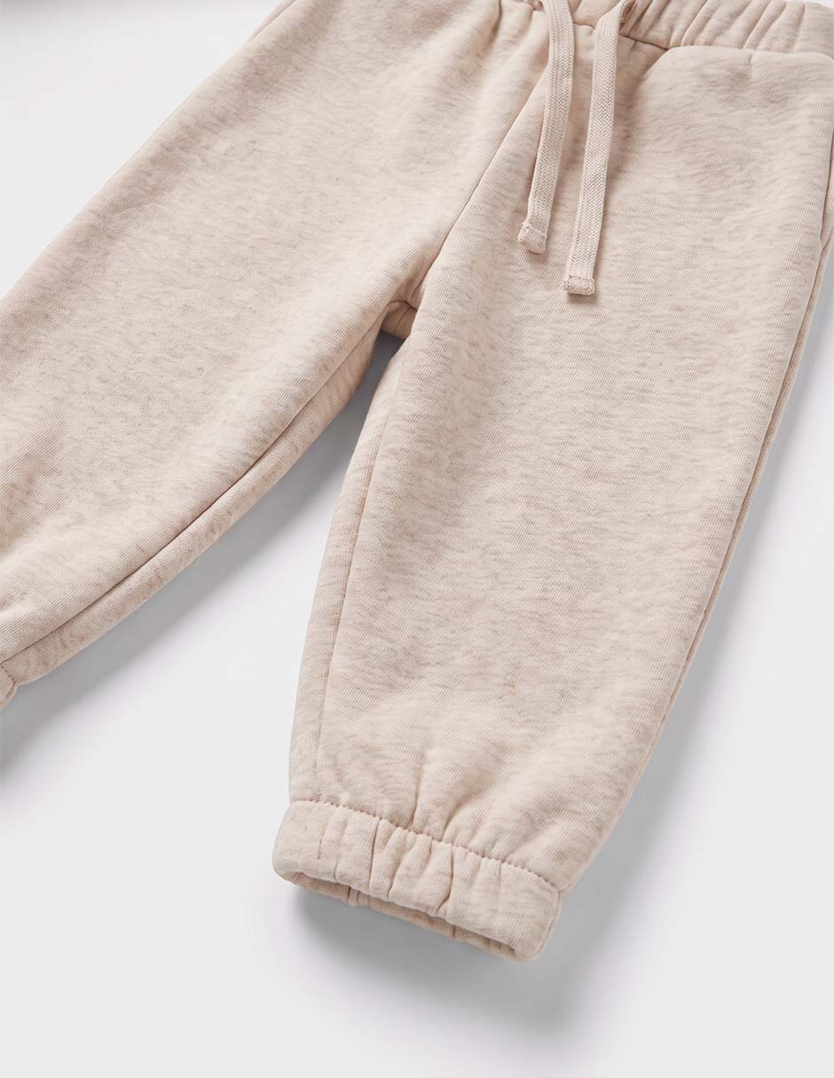 Conjunto pants sudadera de algodón para bebé 5