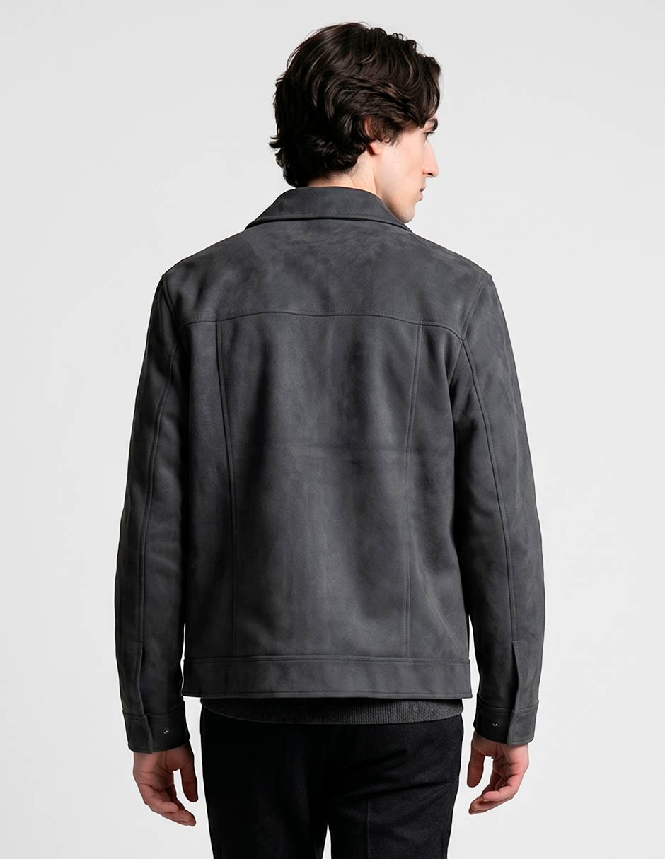 Chamarra casual con bolsillos para hombre 3