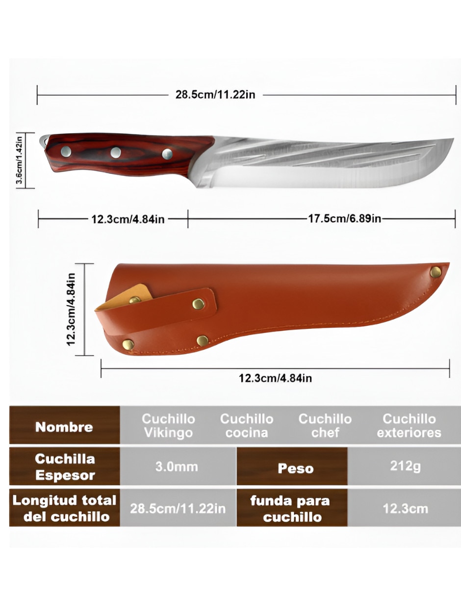 Cuchillo para chef