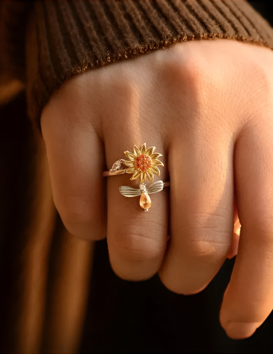 Anillo de Abeja Xtellar P 925 de Plata Circonita