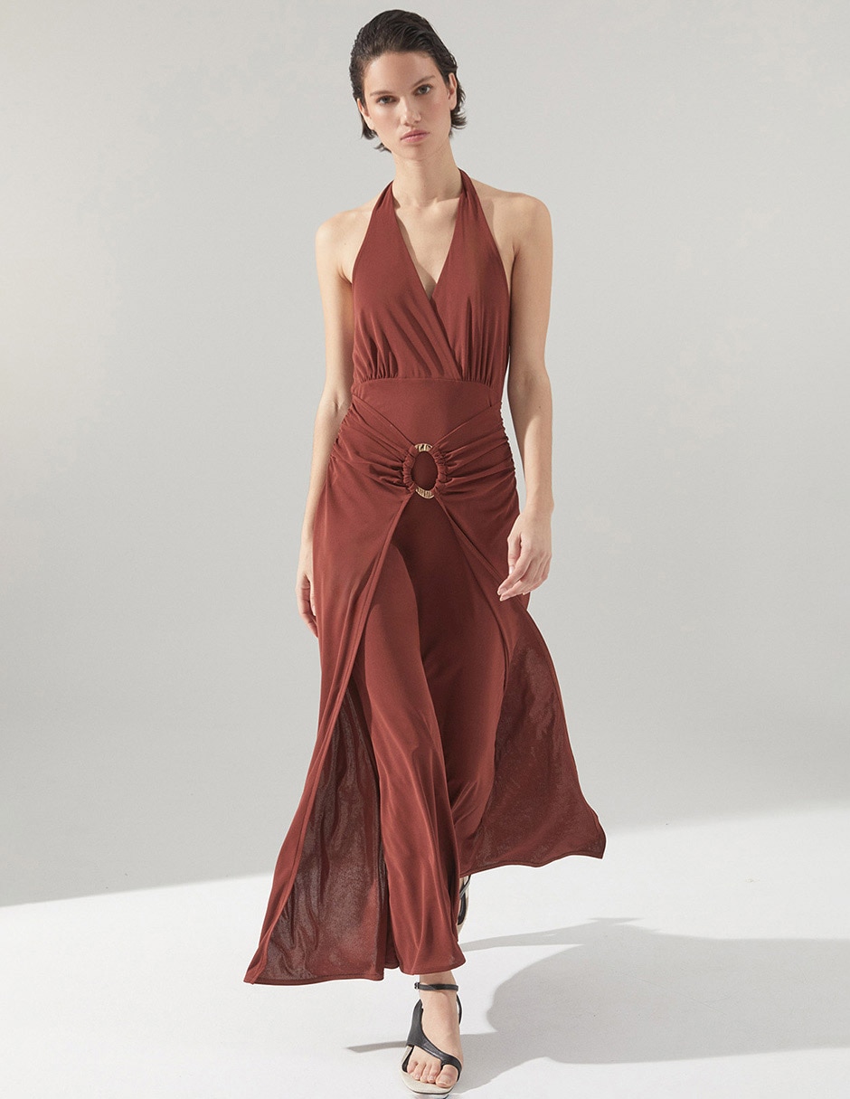 Vestido largo casual para mujer 4