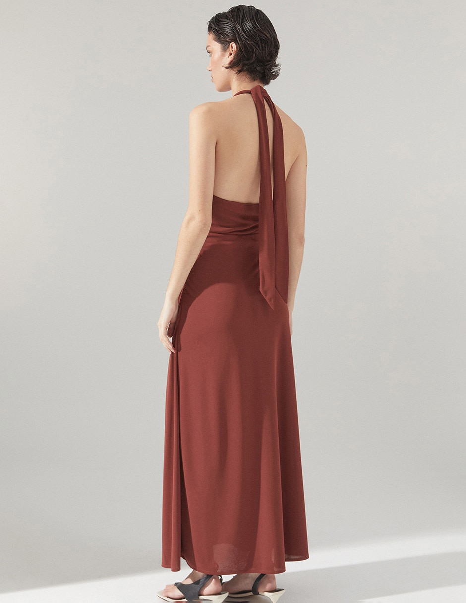 Vestido largo casual para mujer 7