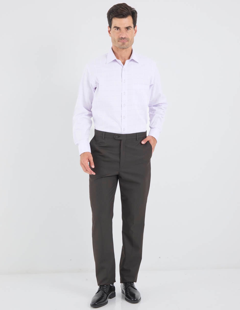 Pantalón formal de vestir regular para hombre 2