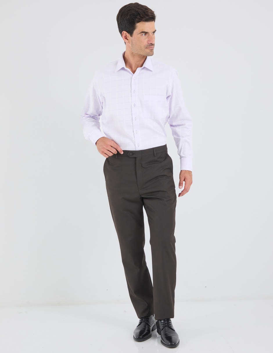 Pantalón formal de vestir regular para hombre 3