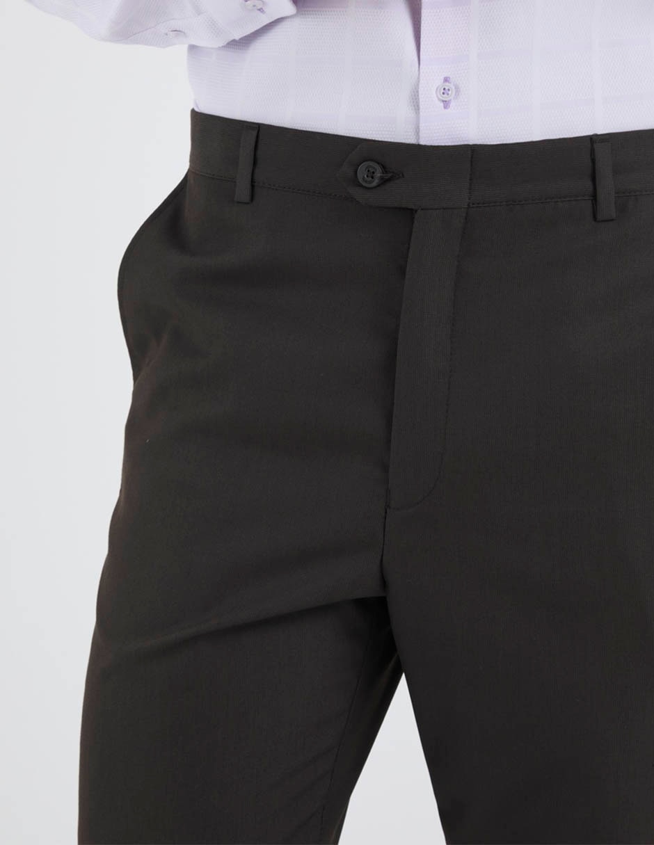 Pantalón formal de vestir regular para hombre 4