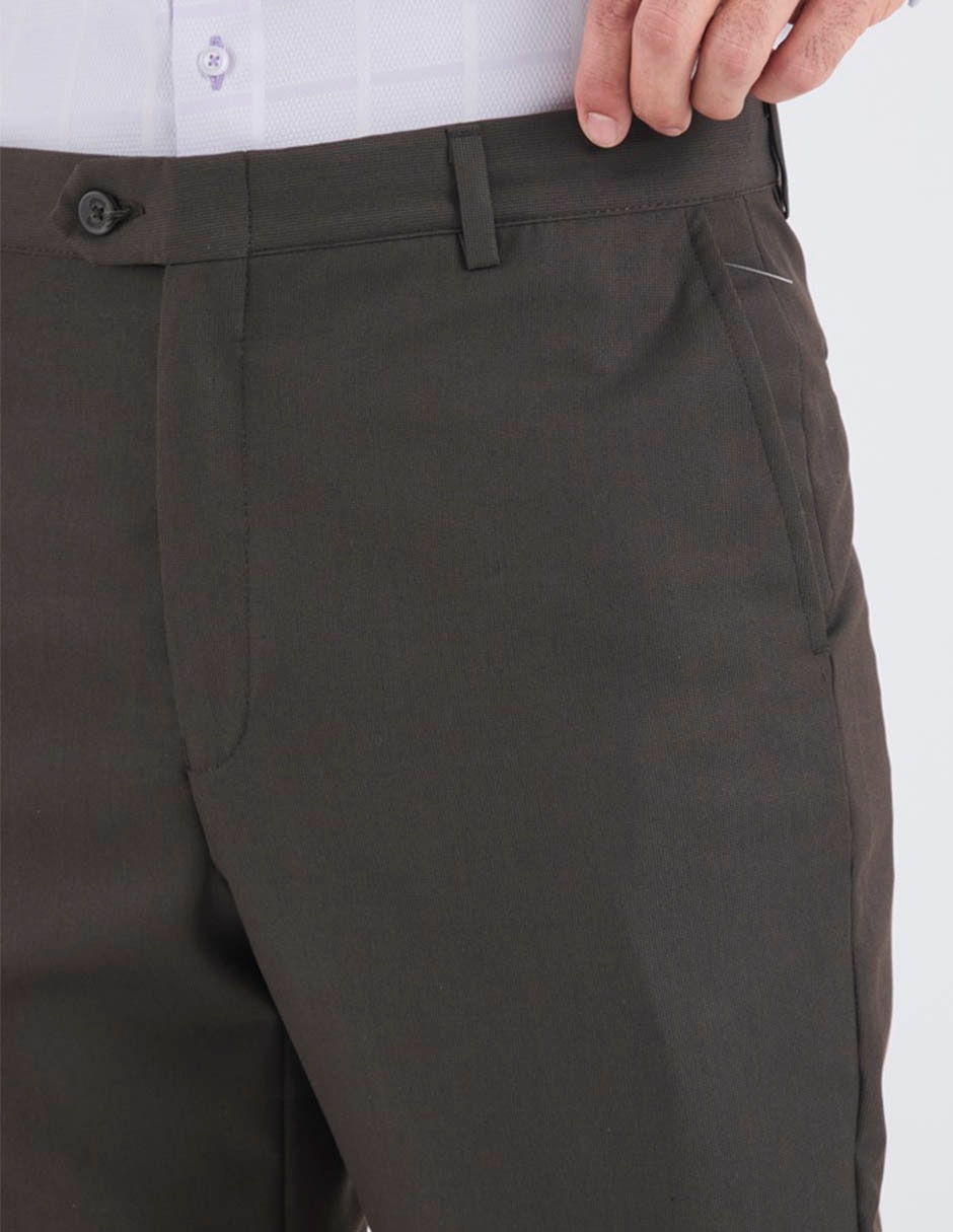 Pantalón formal de vestir regular para hombre 5
