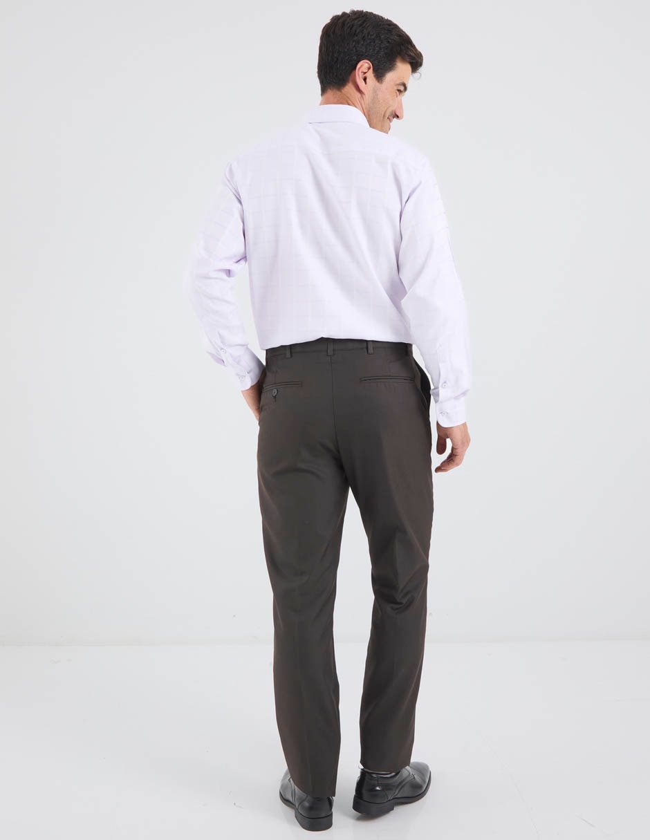 Pantalón formal de vestir regular para hombre 6