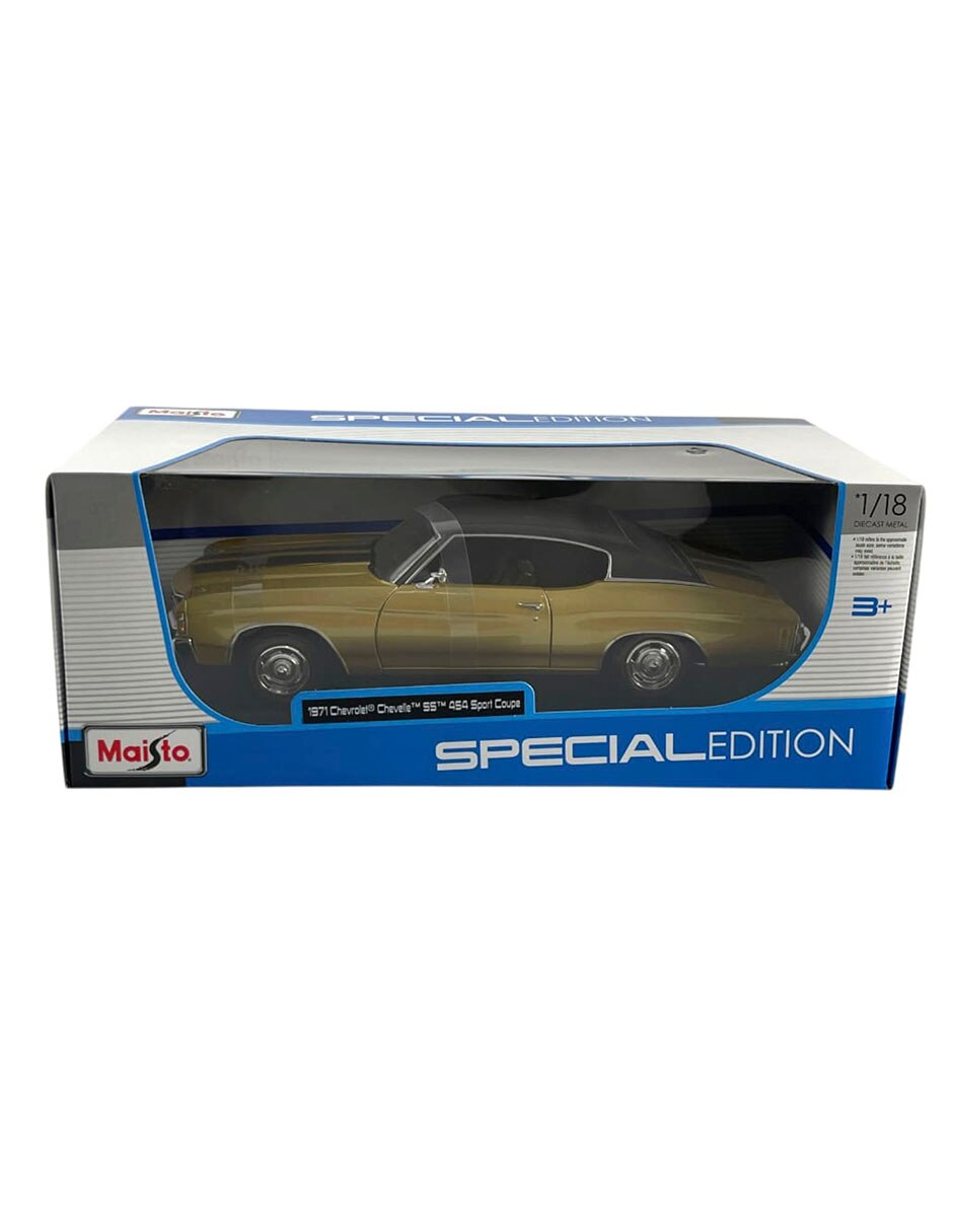 Vehículo a escala 1:18 chevrolet chevelle ss 1971 8