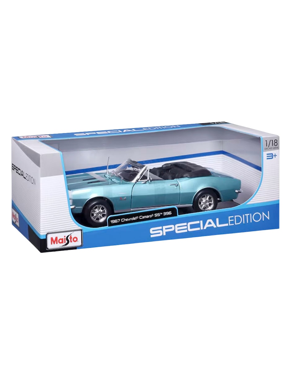 Vehículo a escala Maisto 1:18 1967 Chevrolet Camaro SS 396 Convertible