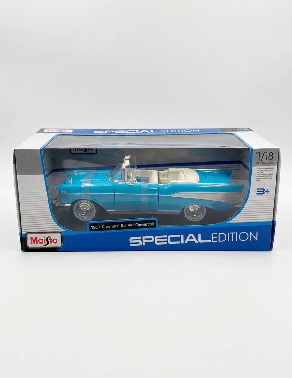 Vehículo a escala 1:18 1957 Chevrolet Corvette