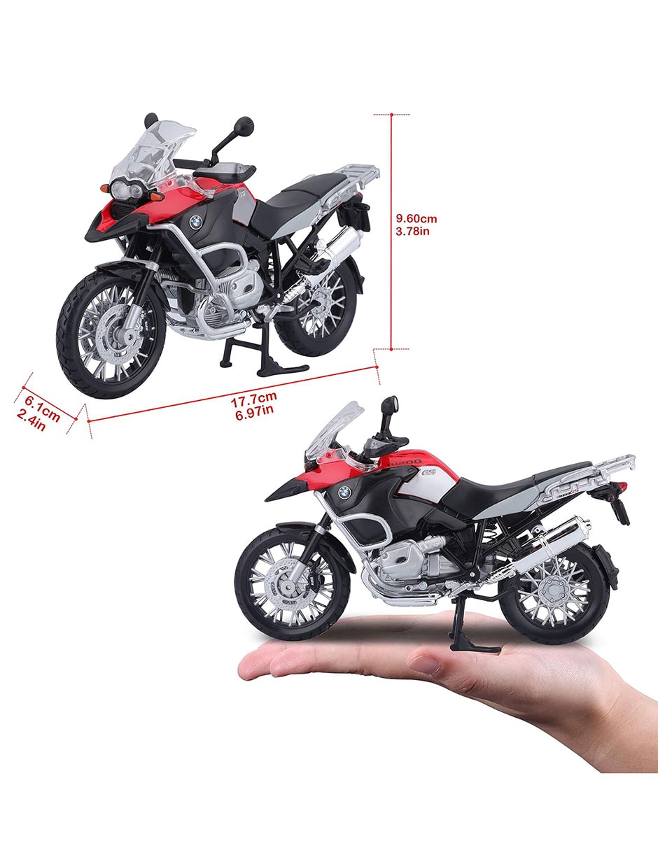 Vehículo a escala Maisto 1:12 BMW R 1200 GS 6