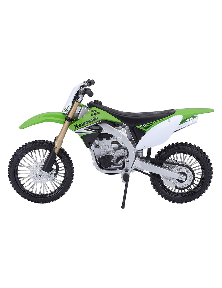 Vehículo a escala Maisto 1:12 Kawasaki KX 450F 2
