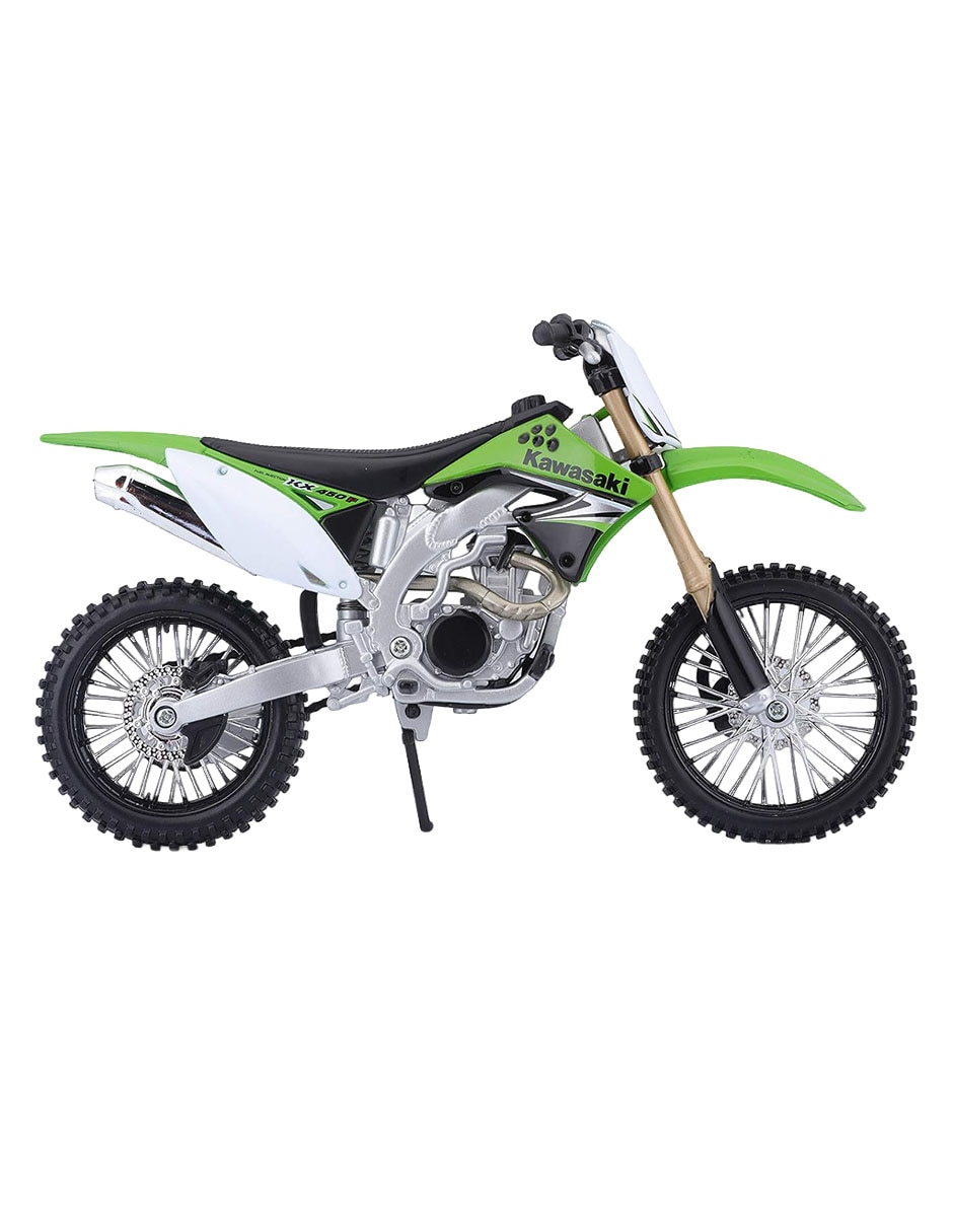 Vehículo a escala Maisto 1:12 Kawasaki KX 450F 4