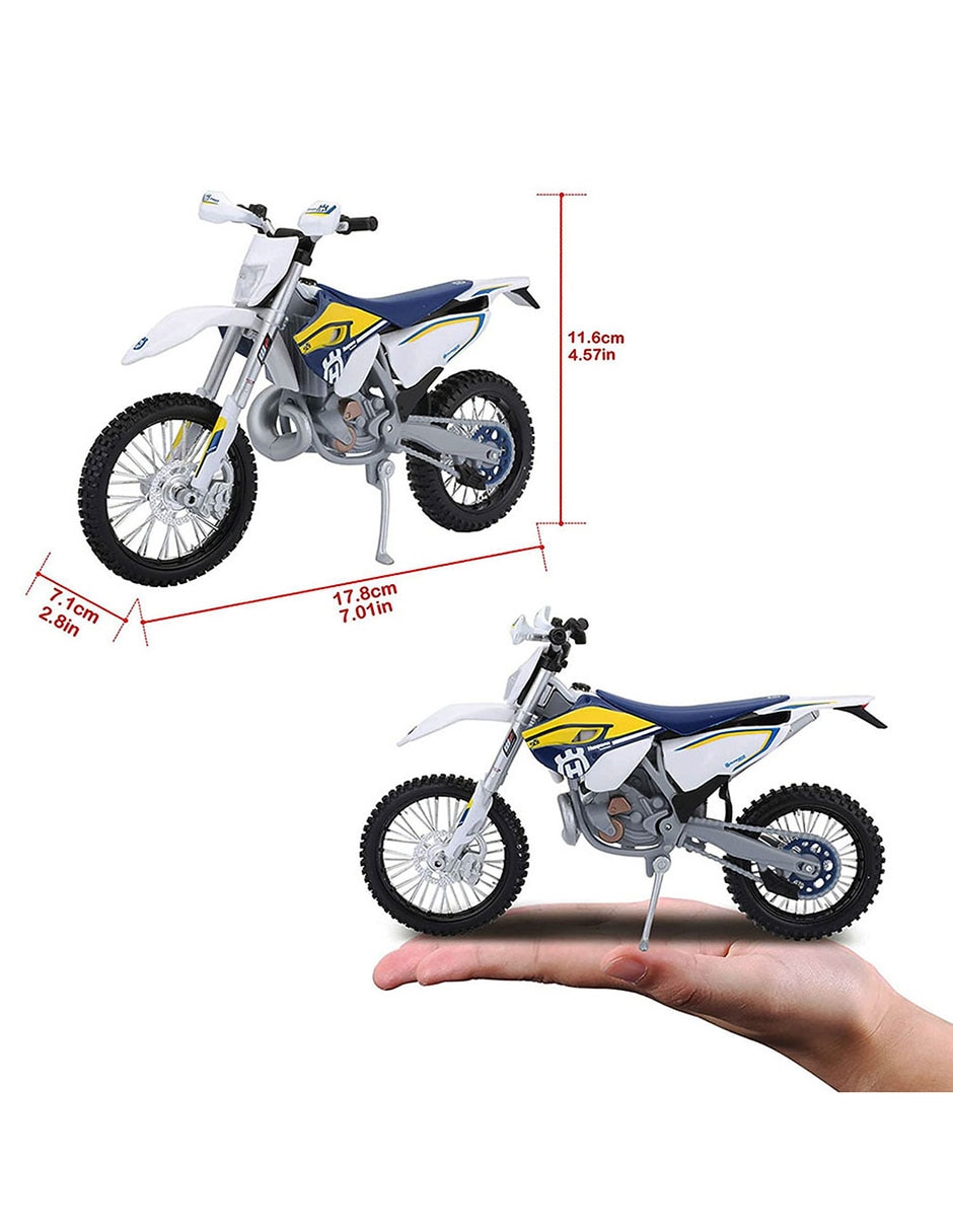 Vehículo a escala Maisto 1:12 Husqvarna FE 501 6