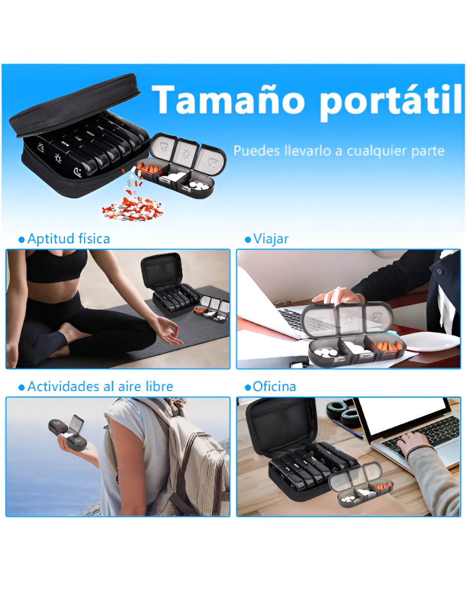 Pastillero 7 compartimientos 4