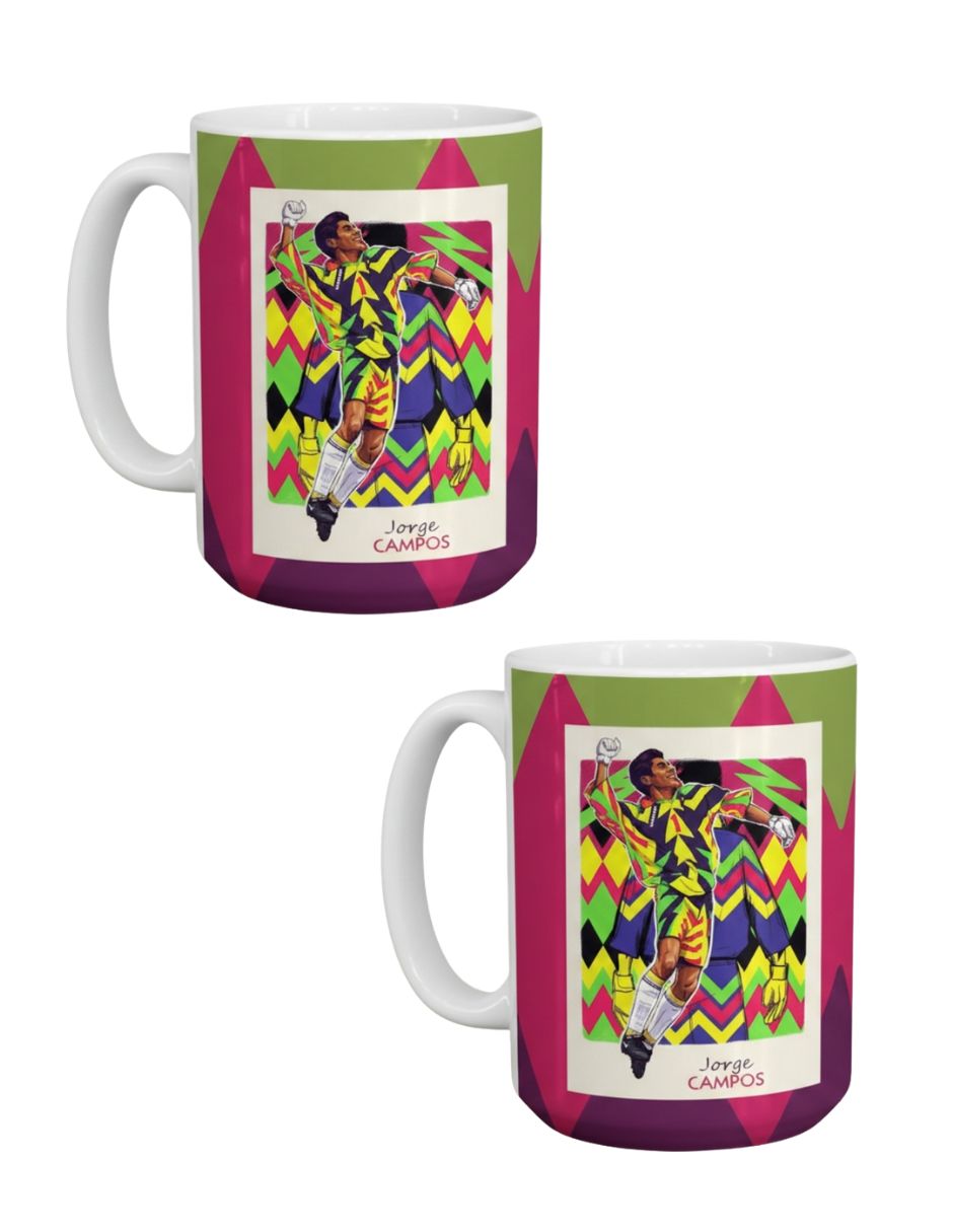Set de tazas clásicas Jorge Campos 2 piezas
