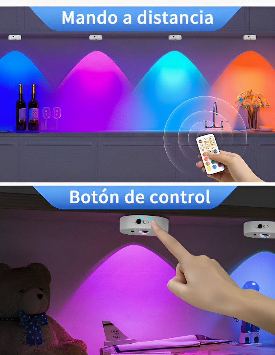 Lámpara de pared LED 4 piezas 2