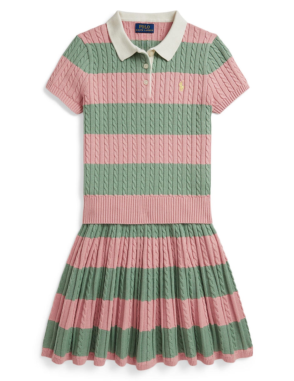 Conjunto Polo Ralph Lauren de algodón para niña Conjunto Polo Ralph Lauren de algodón para niña