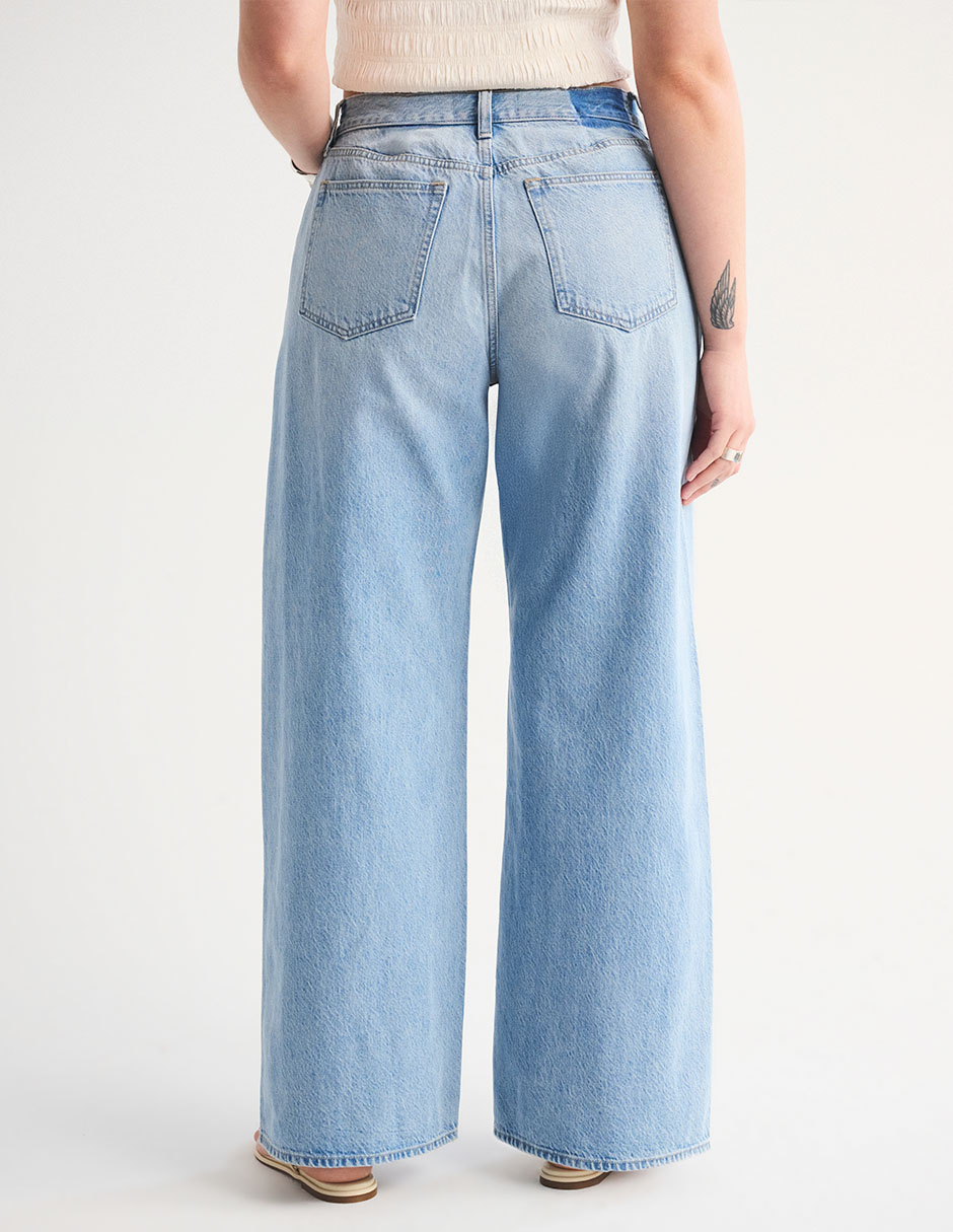 Jeans wide leg ki155-6857-280 para mujer 2