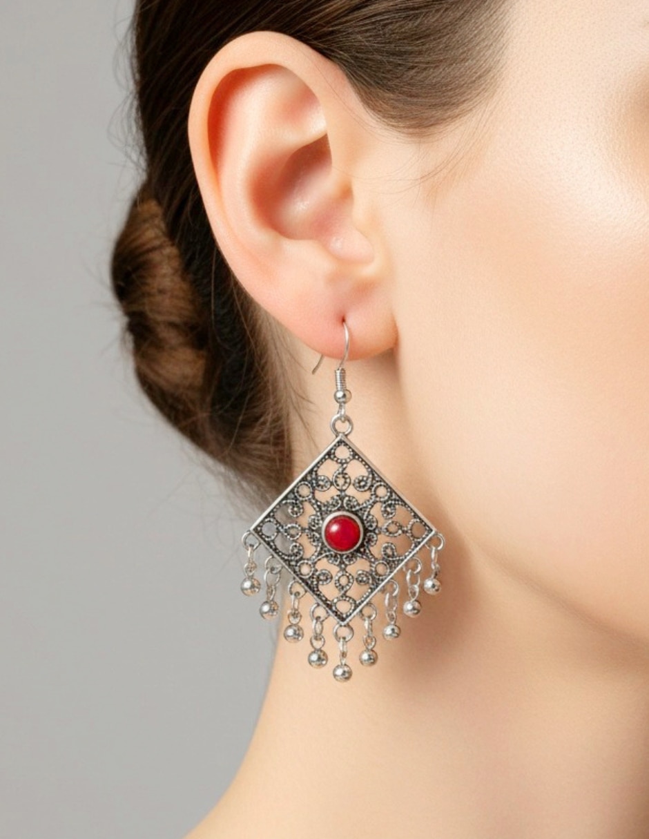 Aretes largos Cowmmerce