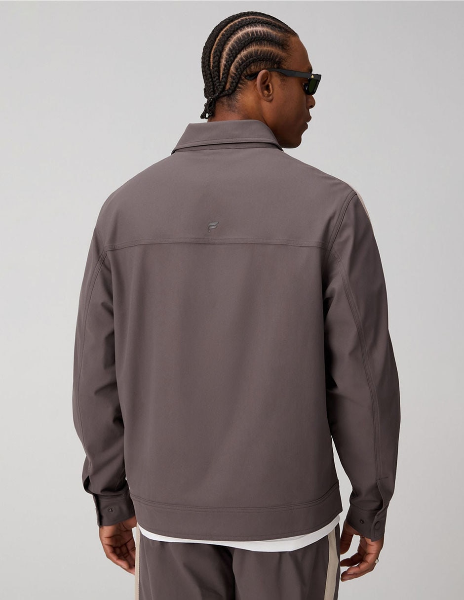 Chamarra casual con bolsillos para hombre