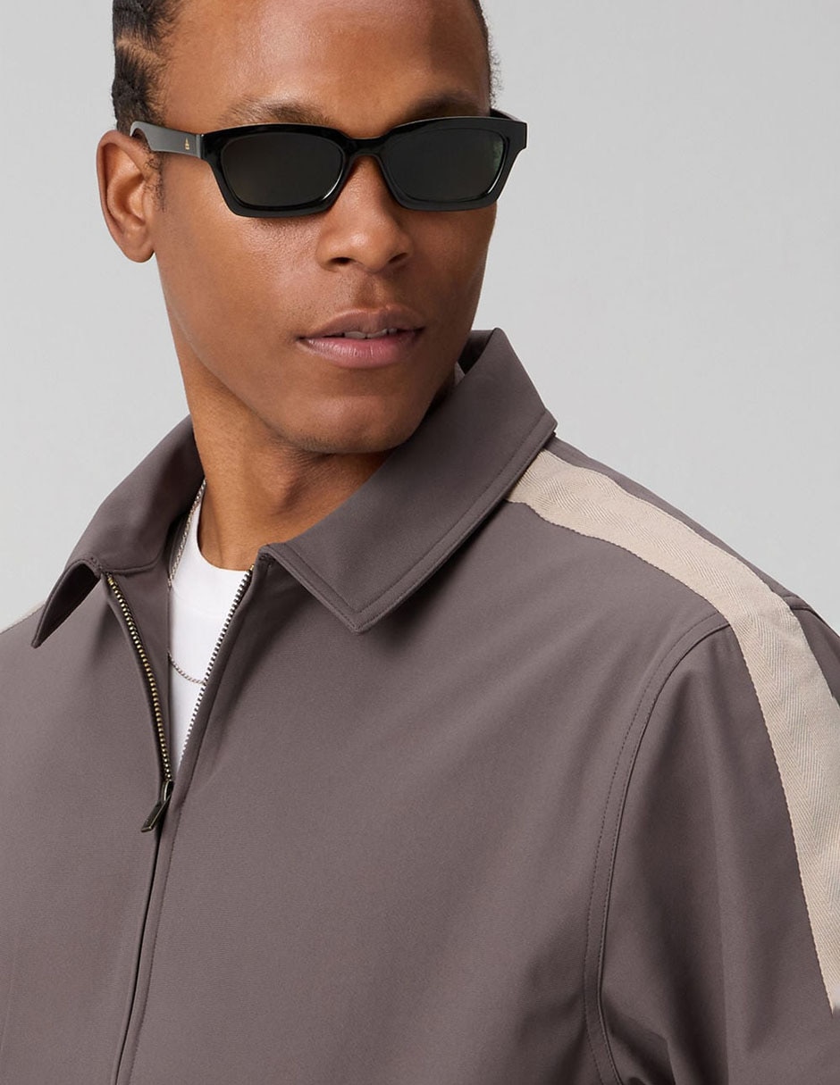 Chamarra casual con bolsillos para hombre