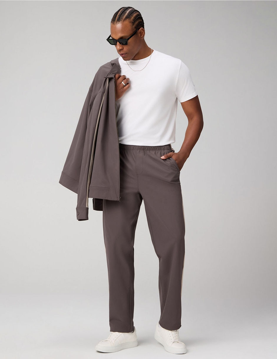 Chamarra casual con bolsillos para hombre