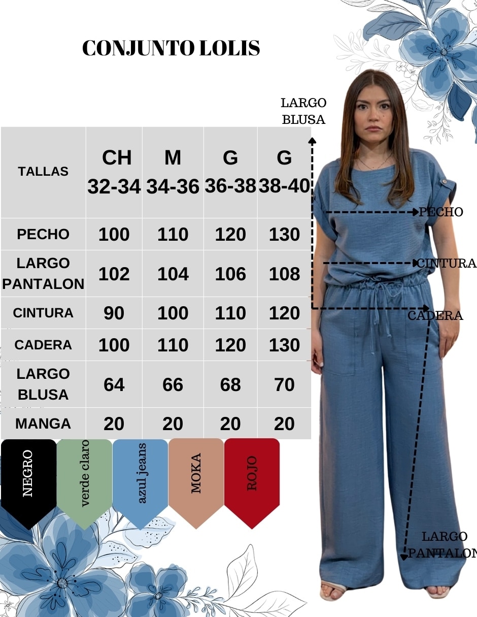 Conjunto Yaretni Moda para mujer