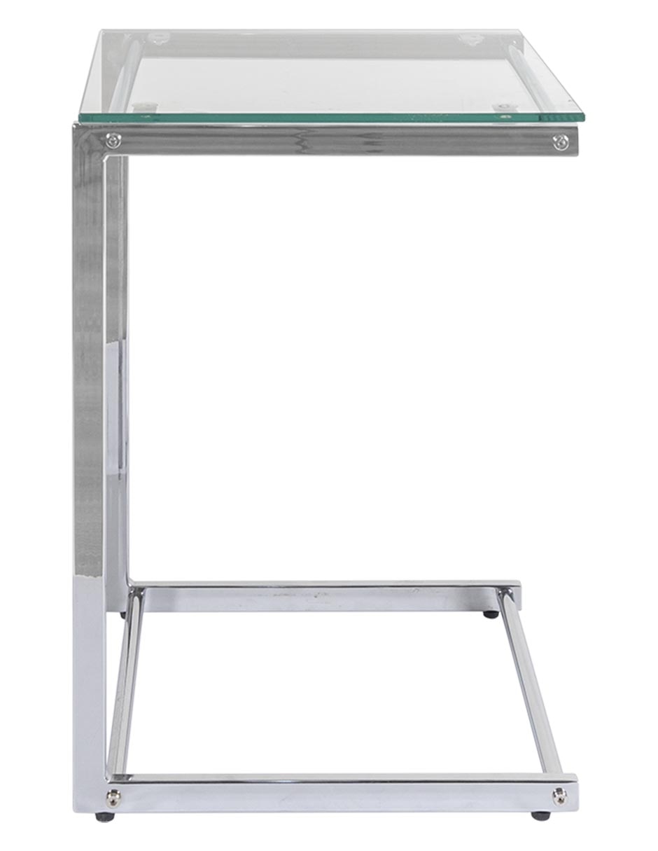 Mesa de servicio versalles Cantia de metal y vidrio