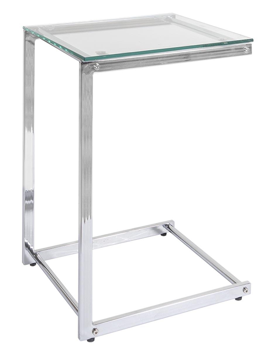 Mesa de servicio versalles Cantia de metal y vidrio
