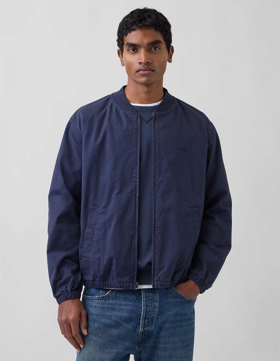 Chamarra bomber de algodón para hombre