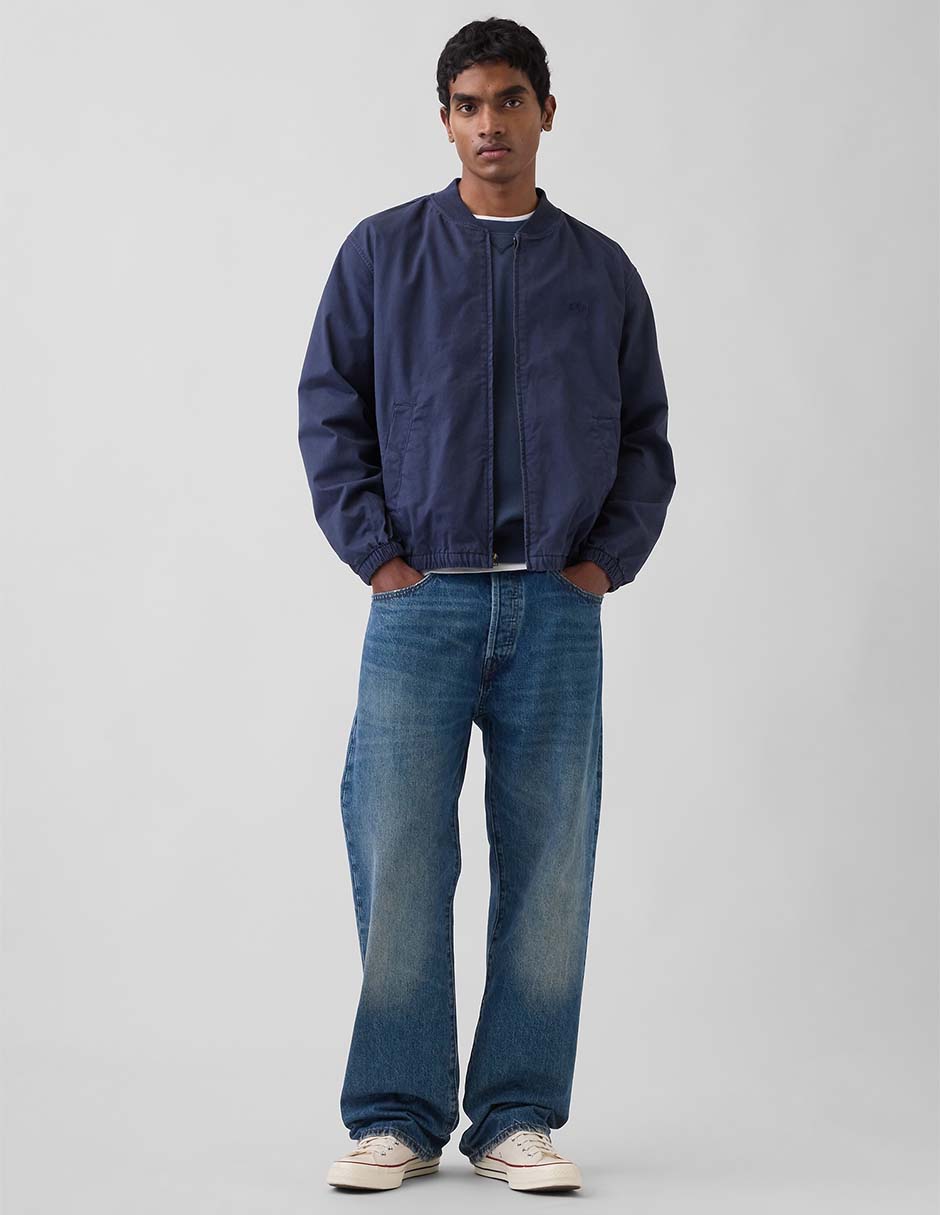 Chamarra bomber de algodón para hombre