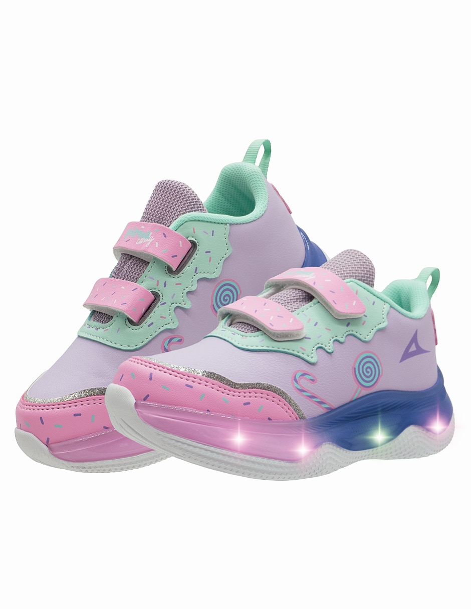 Tenis Pirma para niña Fun Lights