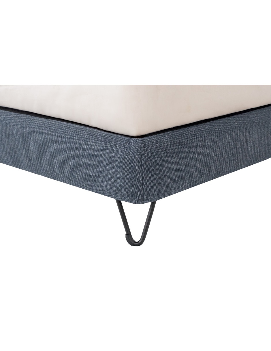 Cama Hampton de madera pino matrimonial 3