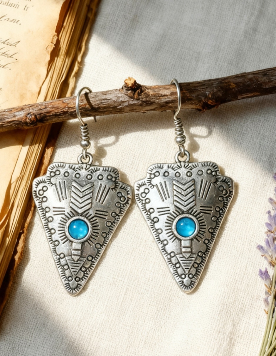 Aretes largos Cowmmerce