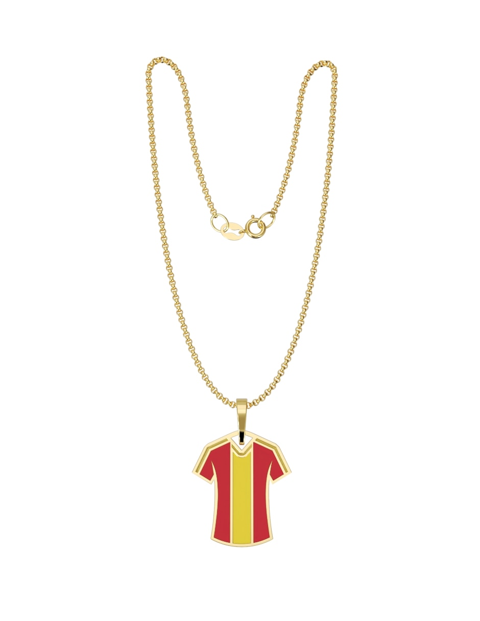 Collar con dije oro 10 k 3