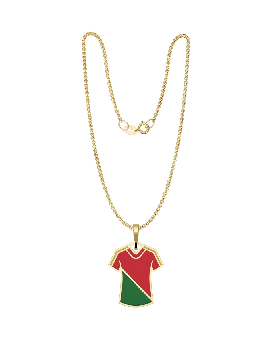 Collar con dije oro 10 k 4