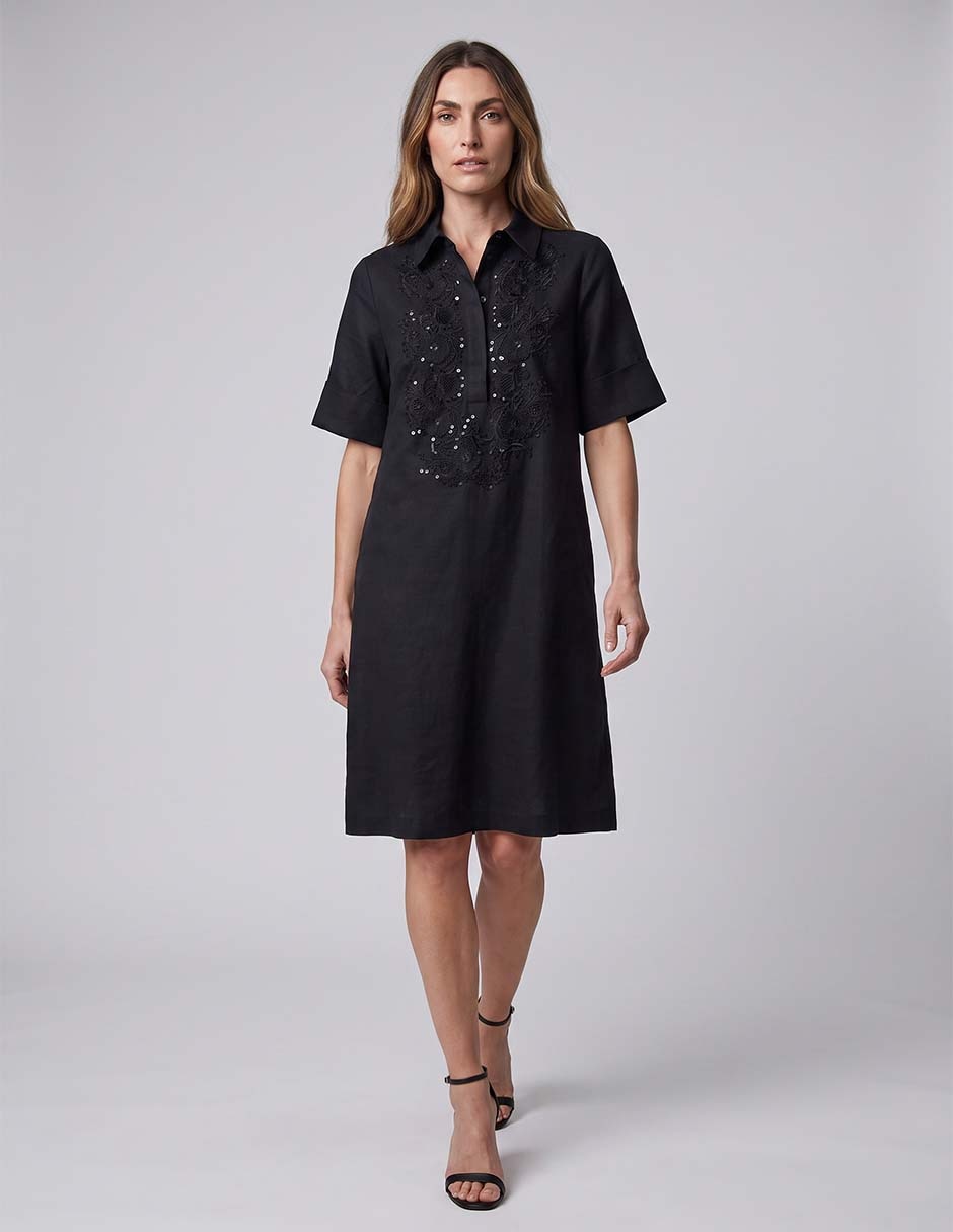 Vestido 3/4 casual para mujer