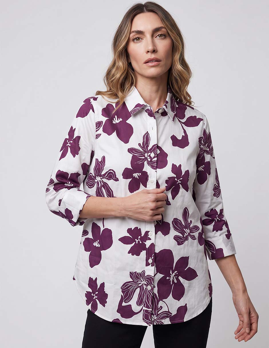 Blusa manga 3/4 para mujer Blusa manga 3/4 para mujer
