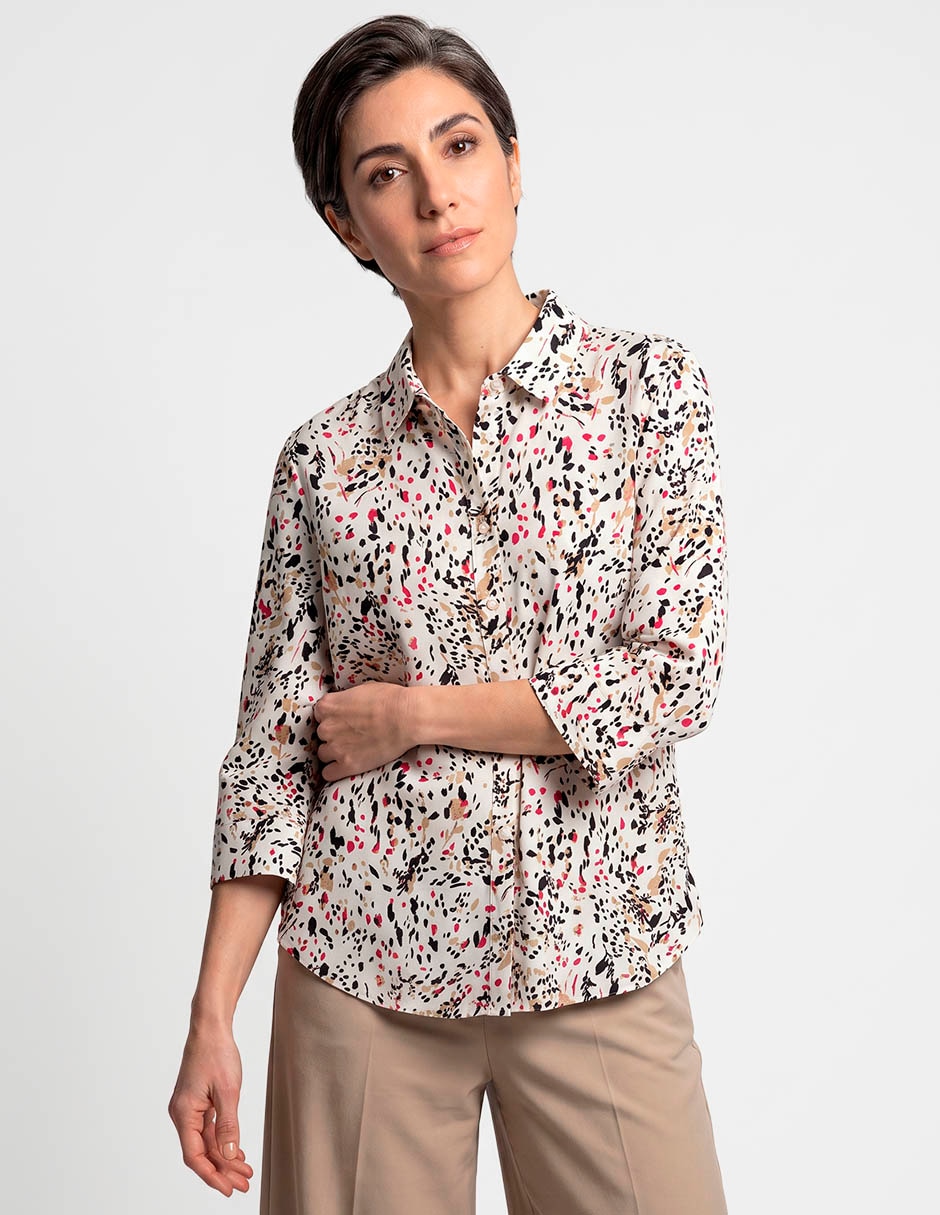 Blusa manga 3/4 para mujer Blusa manga 3/4 para mujer