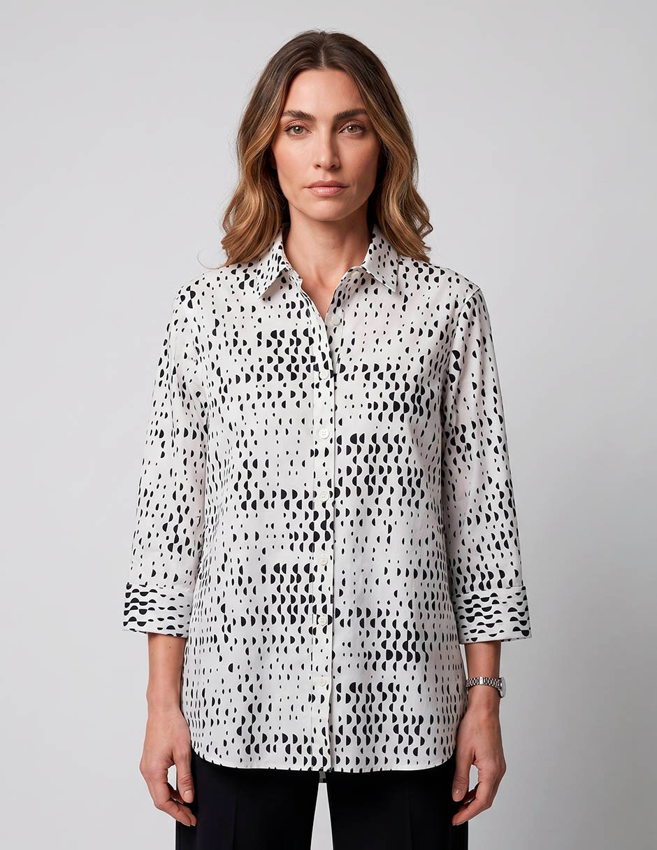 Blusa manga 3/4 para mujer
