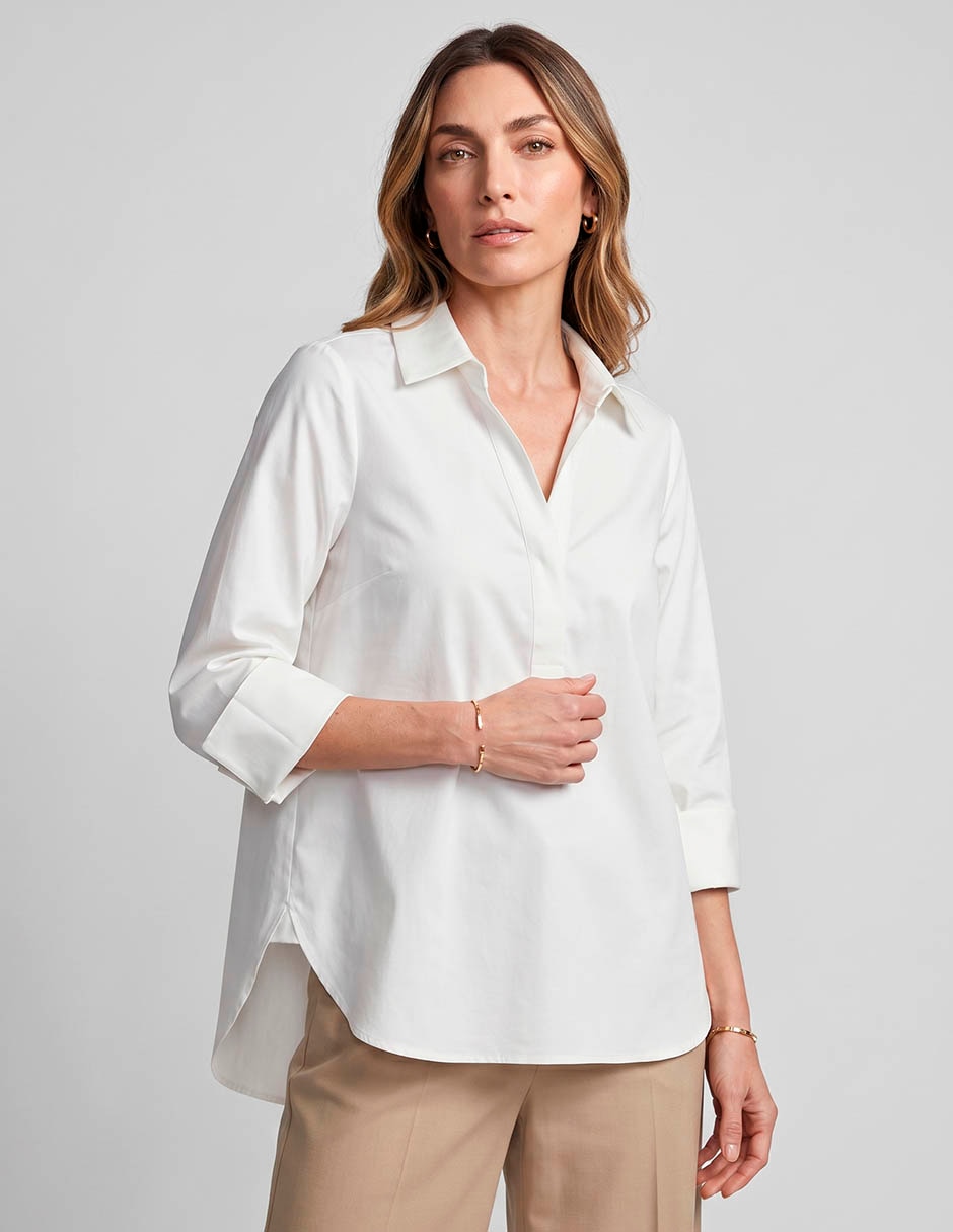 Blusa manga 3/4 para mujer Blusa manga 3/4 para mujer