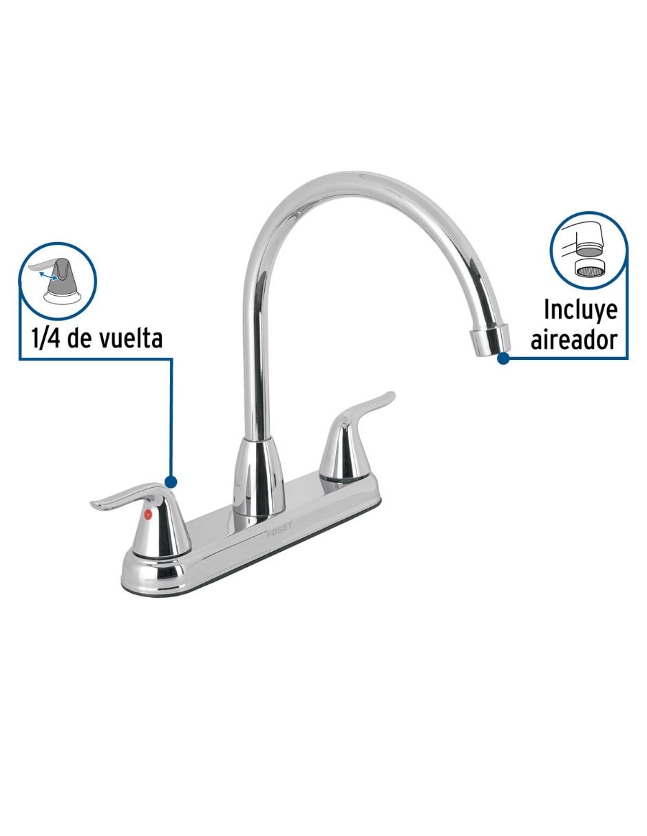 Llave mezcladora para Cocina Foset