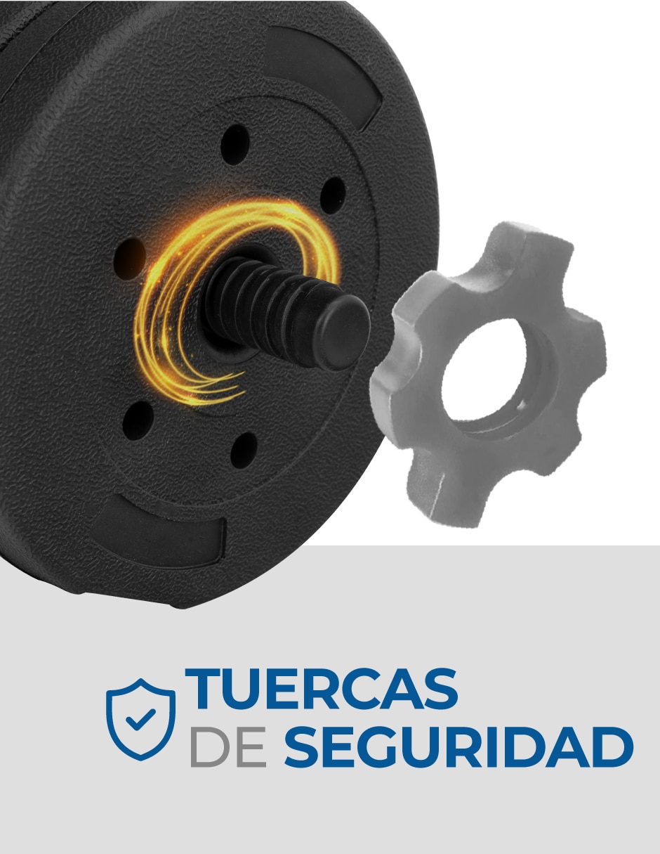 Set mancuernas de peso variable 27 piezas 4