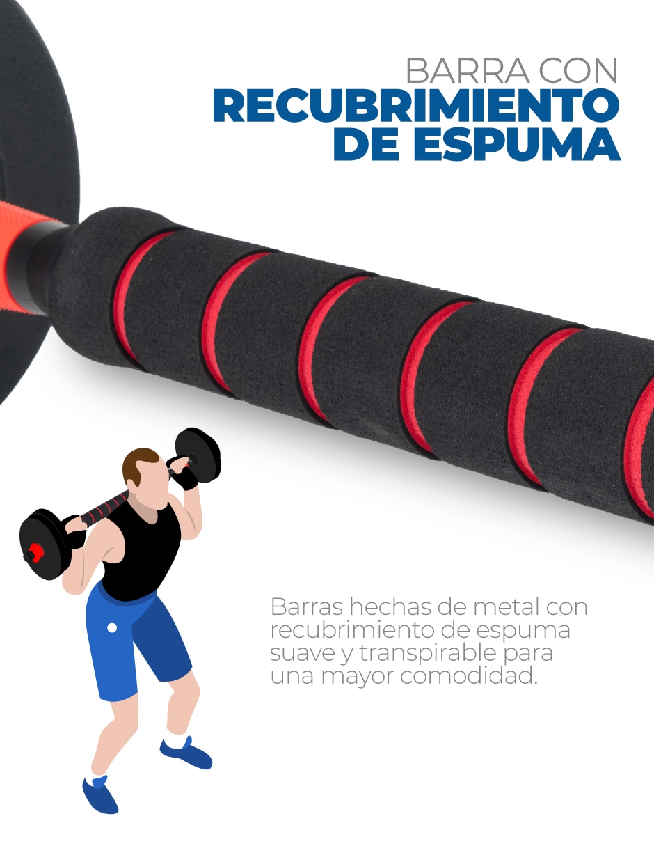 Set mancuernas de peso variable Altera 27 piezas