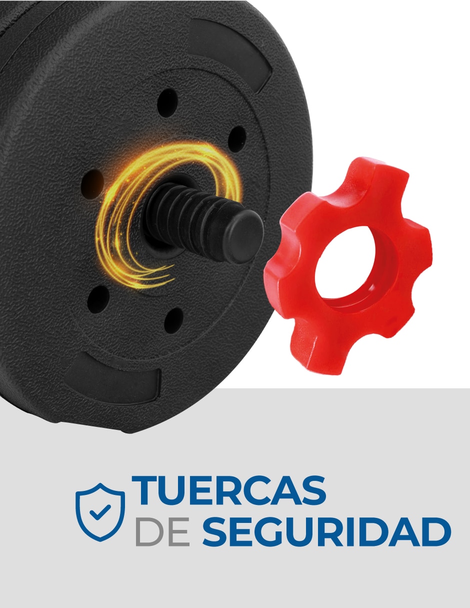 Set mancuernas de peso variable Altera 27 piezas