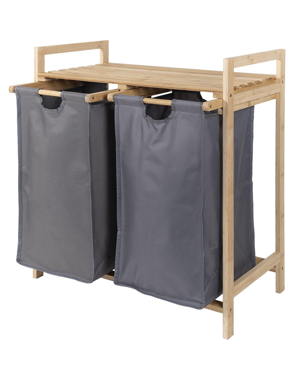 Cesto para ropa Cantia Almansa de bambú