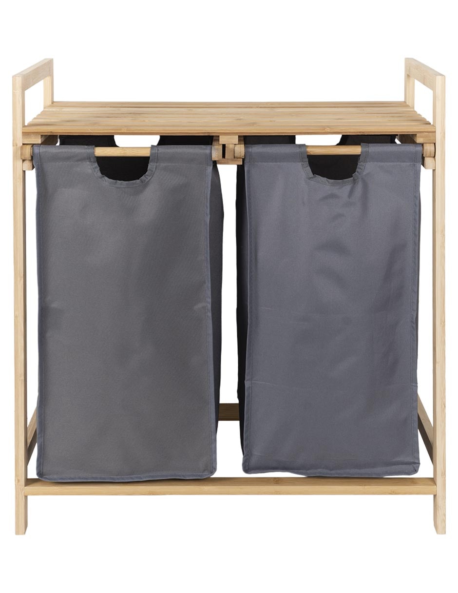 Cesto para ropa Cantia Almansa de bambú