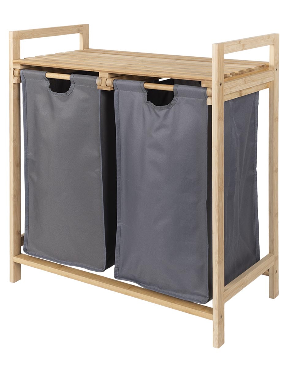 Cesto para ropa Almansa de bambú