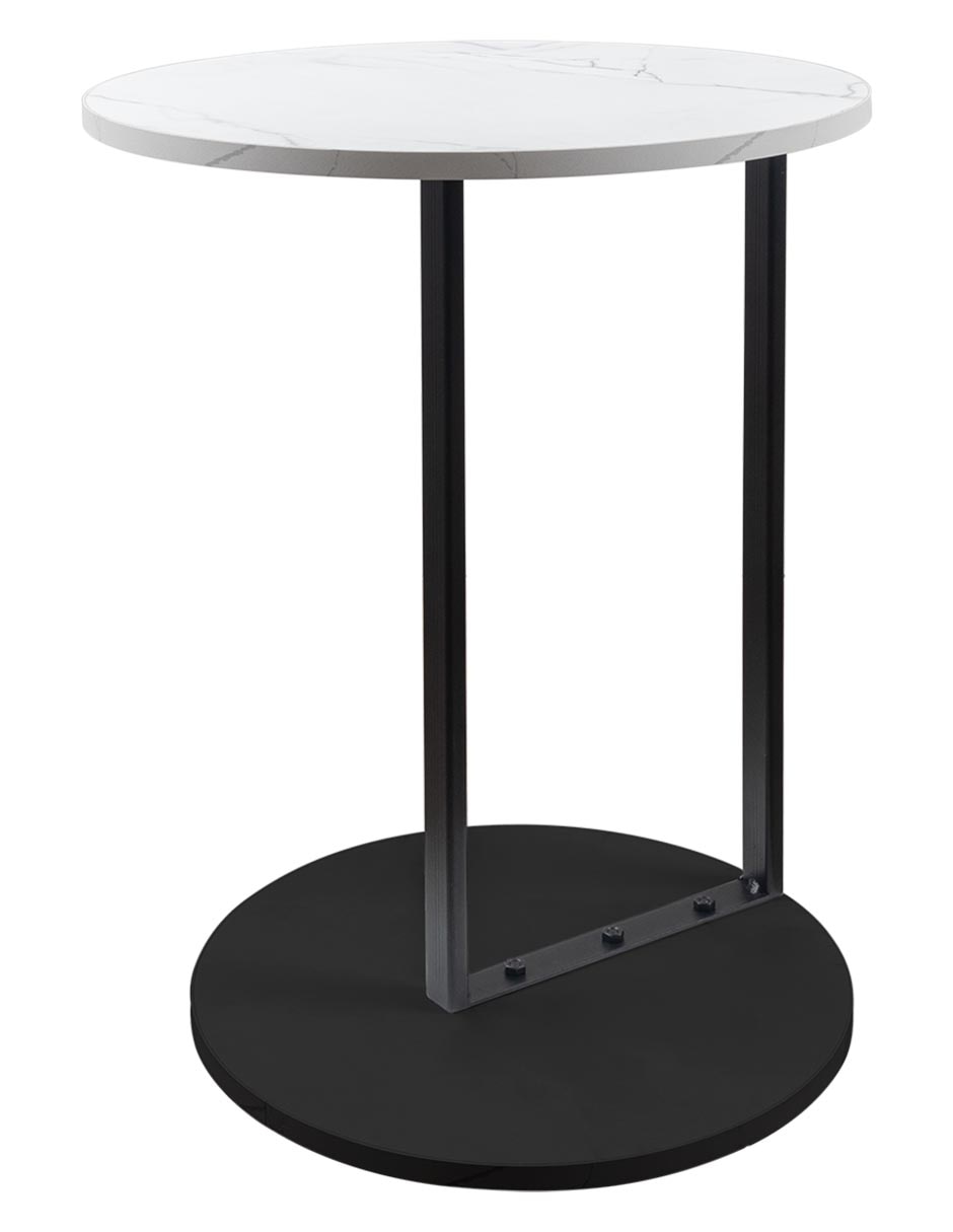 Mesa de servicio Tahmek Cantia de metal y madera